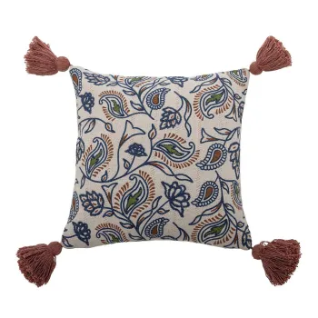 Perna decorativa din bumbac reciclat 45x45 cm Paisley - Bloomingville imagine