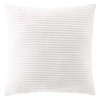 Perna decorativa din catifea reiata 45x45 cm Nils - douceur d'interieur imagine