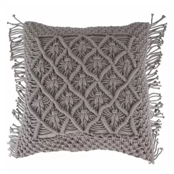 Perna decorativa din material textil 45x45 cm Macrame - Villa d'Este imagine