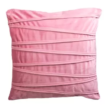 Perna decorativa JAHU collections Ella, 45 x 45 cm, roz imagine