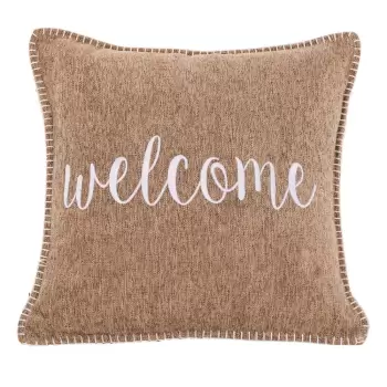 Perna decorativa Tiseco Home Studio Damian W, 45 x 45 cm, maro imagine