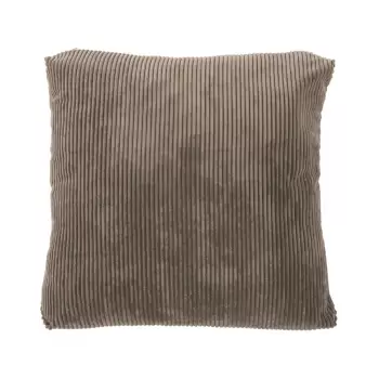 Perna decorativa Tiseco Home Studio Ribbed, 40 x 40 cm, maro imagine