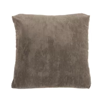 Perna decorativa Tiseco Home Studio Ribbed, 60 x 60 cm, maro imagine
