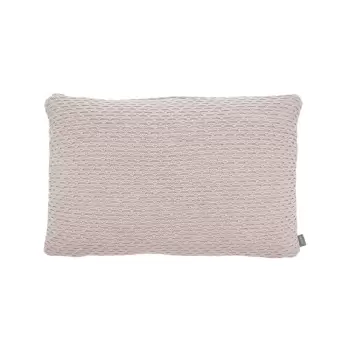 Perna din amestec de bumbac si lana Sodahl Wave Knit, 40 x 60 cm, bej imagine
