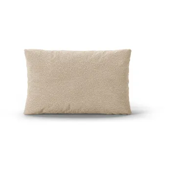 Perna pentru canapea bej cu tapiterie din tesatura boucle Poppy - Micadoni imagine