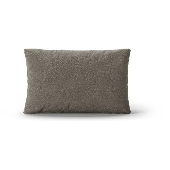 Perna pentru canapea gri cu tapiterie din tesatura boucle Poppy - Micadoni imagine