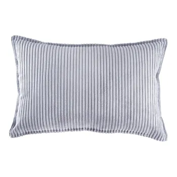 Perna pentru canapea pentru copii albastra cu tapiterie din catifea reiata Bolster - Wigiwama imagine