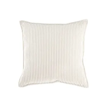 Perna pentru canapea pentru copii crem cu tapiterie din catifea reiata Block - Wigiwama imagine