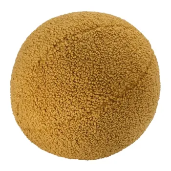 Perna pentru canapea pentru copii maro cu tapiterie din tesatura boucle Ball - Wigiwama imagine