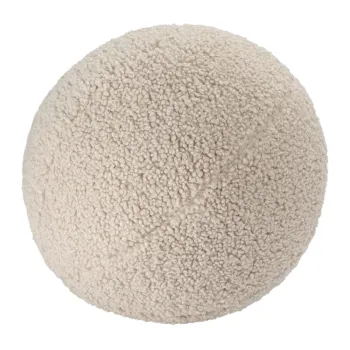 Perna pentru canapea pentru copii maro deschis cu tapiterie din tesatura boucle Ball - Wigiwama imagine