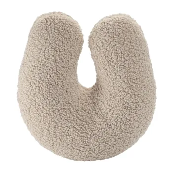 Perna pentru canapea pentru copii maro deschis cu tapiterie din tesatura boucle U - Wigiwama imagine