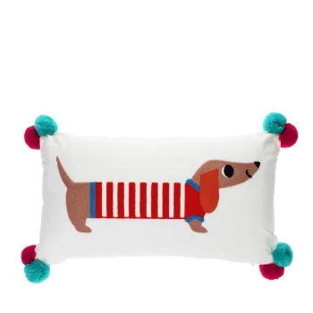 Perna pentru copii din amestec de bumbac 50x33 cm Sausage Dog - Rex London imagine