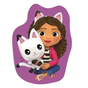 Perna pentru copii din polar/fleece 35x35 cm Gabby's Dollhouse 