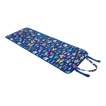 Perna pentru scaun de gradina albastra pentru sezlong 52x148 cm Fishes - B.E.S. imagine