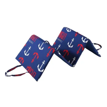 Perna pentru scaun de gradina rosie/albastra pentru sezlong 49x137 cm Anchors - B.E.S. imagine