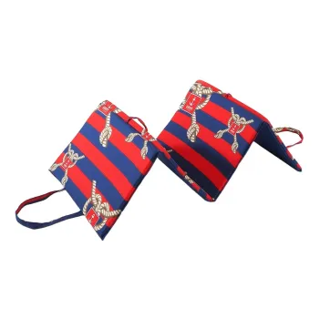 Perna pentru scaun de gradina rosie/albastra pentru sezlong 49x137 cm Ship Rope - B.E.S. imagine