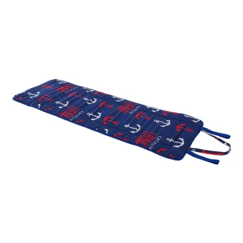 Perna pentru scaun de gradina rosie/albastra pentru sezlong 52x148 cm Anchors - B.E.S. imagine