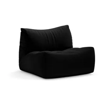 Perna pentru scaun neagra cu tapiterie din catifea Tove - Micadoni imagine