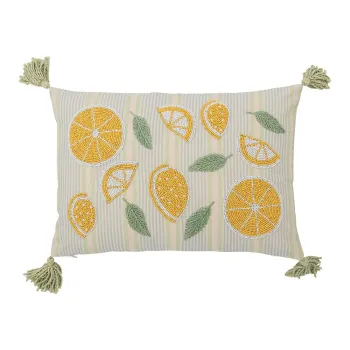 PernAdecorativAdin bumbac 35x50 cm Lemon aEURBloomingville imagine