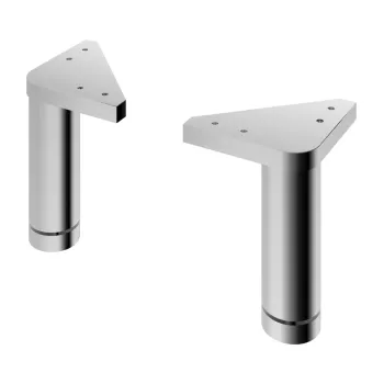Picioare pentru mobila argintiu-lucios 2 buc. Quickset 318 - Pelipal imagine