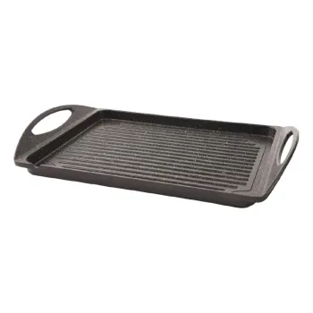 Placa de gratar din aluminiu 27x42 cm GRANDE - Orion imagine