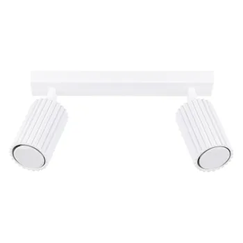 Plafoniera alba 6,5x30 cm Gleam - Nice Lamps imagine