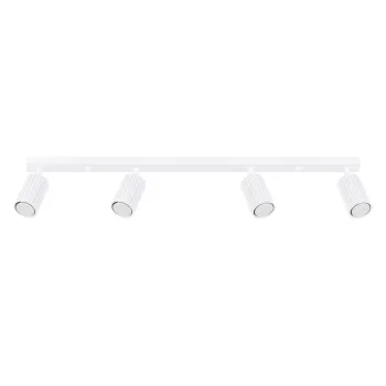 Plafoniera alba 6,5x81 cm Gleam - Nice Lamps imagine