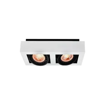 Plafoniera alba cu abajur din metal 34x18,5 cm Loid - GTV imagine