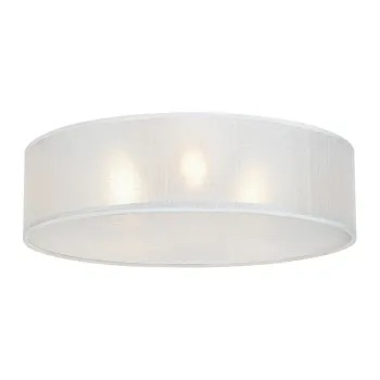 Plafoniera alba cu abajur textil Haru - Markslojd imagine