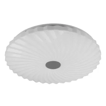 Plafoniera alba LED cu control prin telecomanda/cu intensitate reglabila 38,5x38,5 cm Calipso - Candellux Lighting imagine