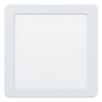 Plafoniera alba LED/incastrata 17x17 cm FUEVA 5 - EGLO imagine
