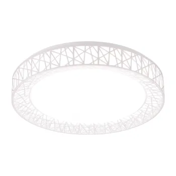 Plafoniera alba LED o 48 cm Cluster - Trio imagine