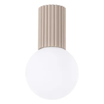 Plafoniera albastra cu abajur din sticla o 12 cm Orbital - Sollux imagine