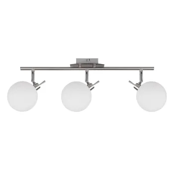 Plafoniera argintie cu abajur din sticla 12x62 cm Ghost - Candellux Lighting imagine