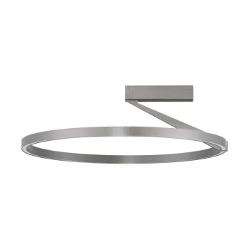 Plafoniera argintie LED cu intensitate reglabila din aluminiu Tilia - Nova Luce imagine