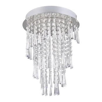 Plafoniera argintie LED o 30 cm Pomp - Trio imagine