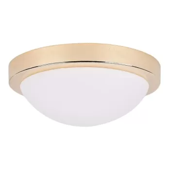 Plafoniera aurie cu abajur din sticla o 28 cm Roda - Candellux Lighting imagine