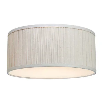 Plafoniera bej cu abajur textil Lux - Markslojd imagine