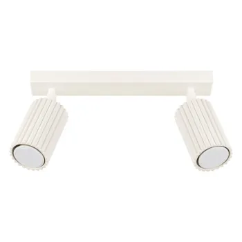 Plafoniera crem 6,5x30 cm Gleam - Nice Lamps imagine