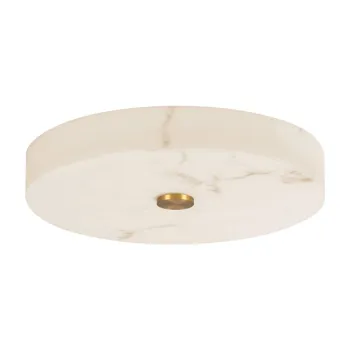 Plafoniera crem/alamie LED cu intensitate reglabila cu aspect de piatra Serita - Nova Luce imagine