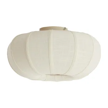 Plafoniera crem cu abajur textil o 40 cm Zosia - Light & Living imagine