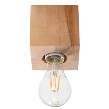 Plafoniera in culoare naturala 10x10 cm Gabi - Nice Lamps imagine