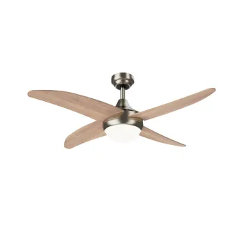 Plafoniera in culoare naturala deschisa cu temporizator/cu ventilator o 13 cm Achilia - SULION imagine