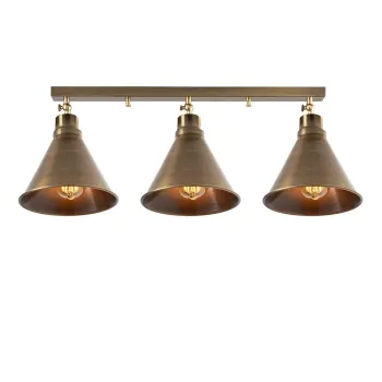 Plafoniera in culoarea bronz cu abajur din metal o 20 cm Berceste - Opviq lights imagine