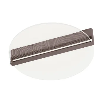 Plafoniera maro LED cu intensitate reglabila din aluminiu cu abajur din sticla acrilica Noah - Nova Luce imagine