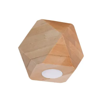 Plafoniera natural 12x12 cm Vige - Nice Lamps imagine