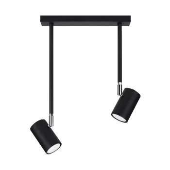 Plafoniera neagra 30x10 cm Jones - Nice Lamps imagine