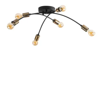 Plafoniera neagra 67x67 cm Banana - Opviq lights imagine