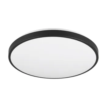 Plafoniera neagra-alba LED o 38 cm Loody - Trio imagine