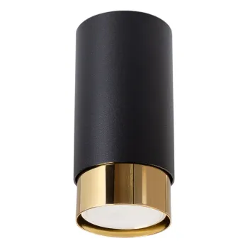 Plafoniera neagra/aurie Crown - Nice Lamps imagine